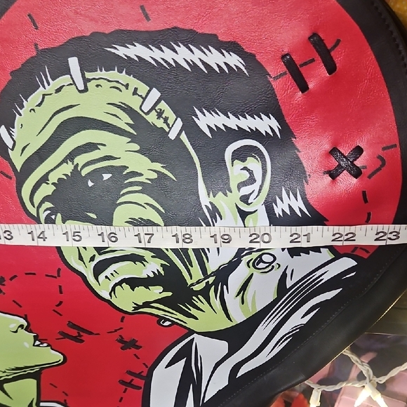 NWOT Dolls Kill X Universal Monsters Red and Black Frankenstein Tote - Picture 2 of 15